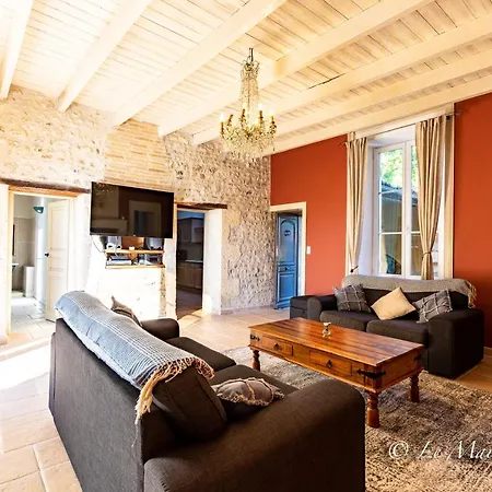 Luxury Chateau France - Pool Prázdninový dům Jonzac